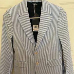 Vineyard Vines Boys NWT size 12 Seersucker Blazer